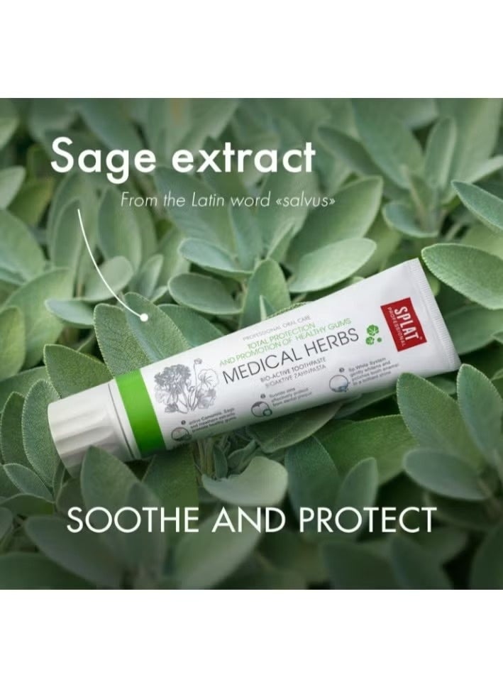 سبلات معجون أسنان جل الأعشاب الطبية من سبلات 100 مل: عناية طبيعية بالفم من أجل لثة صحية - Image 2